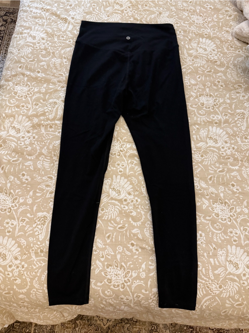 lululemon athletica Black High-Rise Leggings with Center Back Logo